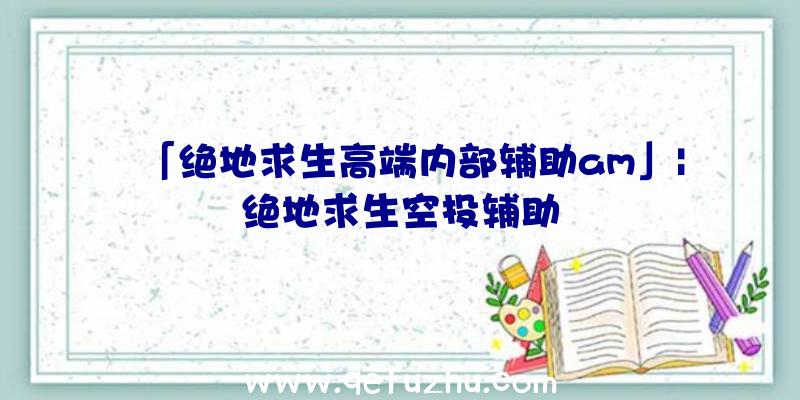 「绝地求生高端内部辅助am」|绝地求生空投辅助